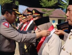 Polres Demak Gelar Upacara Wisuda Purna Bhakti 7 Anggota Polri.