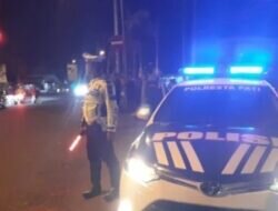 Guna Antisipasi Kejahatan Jalanan Dan Adanya Balap Liar, Unit Lantas Polresta Pati Lakukan Operasi Di malam Hari