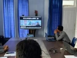 Kabapas Pati Dan Struktur Ikuti Arahan Dari Kepala Divisi Kemasyarakatan  Kemenkumham Jateng Secara Daring.