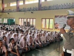 Polresta Pati Sosialisasikan Larangan Penggunaan Knalpot Brong Serentak Di 20 Sekolah.