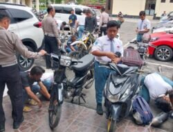 Polres Demak Sampaikan Pelanggaran Knalpot Brong Dapat Menukar Knalpot Standar Setelah Menjalani Proses Sidang Tilang.