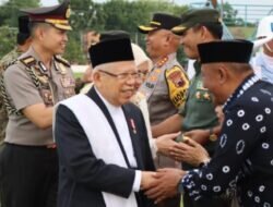 Wapres Dalam Kunjungan Di Pati Menyampaikan,Jelang Pemilu Walau Pilihan Berbeda Tetap Jaga Kedamaian Umat.