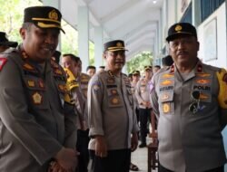 Wakapolda Jateng Cek Kesiapan Proses Pungutan Suara Susulan Di Demak.