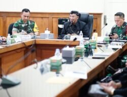 Pejabat Bupati Pati Henggar Hadiri Rapat Evaluasi TMMD Reguler Ke-119 Tahun Anggaran 2024.