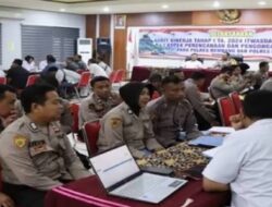 Tim Audit Kinerja Itwasda Polda Jateng Lakukan Kunjungan Kerja Di Polres Rembang.
