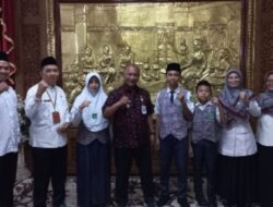 Pj Bupati Henggar Lepas 3 siswa MTsN 01 Pati Dalam Final  Round TIMO Ke Thailand..