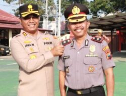 Kapolres Blora Pimpin Langsung Upacara Kenaikan Pangkat Satu Tingkat Kepada Anggotanya.