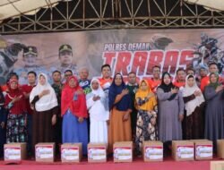 Polres Demak Bersama Kapolda Jawa Tengah Gelar Trabas Kamtibmas.