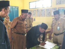 SD Negeri 02 Wotan Gelar Upacara Serah Terima Jabatan Kepala Sekolah,Dari Pejabat Lama Kepada Pejabat Baru.
