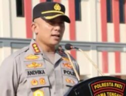 Kapolresta Pati Pimpin Upacara Serah Terima Jabatan Dan Pelantikan Kenaikan Pangkat Pengabdian Kepada Anggotanya.