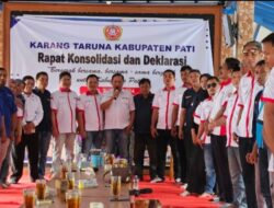 Karang Taruna Kabupaten Pati Gelar Rapat Konsolidasi Dan Deklarasi Saiful Arifin Sebagai Calon Bupati Periode 2024-2029.