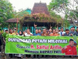 Komunitas Petani Milenia Kabupaten Pati Siap Dukung Safin Maju Dalam Cabup Di Pilkada 2024.