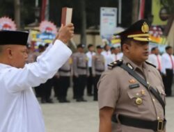 Kapolresta Pati Pimpin Upacara Pelantikan Dan Pengambilan Sumpah Janji Jabatan Kabagops Polresta Pati.