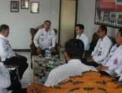 Kepala Lapas Pati Yang Baru Pimpin Rapat Perdana Bersama Pejabat Struktural.