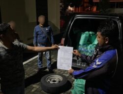 Polres Demak Berhasil Gagalkan Pengiriman Bahan Baku Es Moni Dari Grobogan .