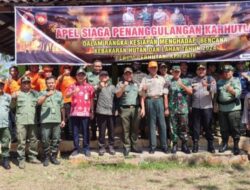 Apel Siaga Penanggulangan Karhutla Perum Perhutani Pati.