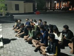Polres Demak Amankan Belasan Motor Dan Pelaku Balap Liar.