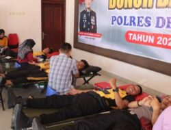 Kapolres Demak Gelar Donor Darah,69 Kantong Berhasil Terkumpul Dari Giat Tersebut.