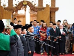 Pj Bupati Pati Hadiri Rangkaian Kegiatan Sumpah Janji Pimpinan DPRD Kabupaten Pati Masa Jabatan 2024-2029.