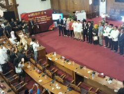 Debat Ke Dua Cabub Dan Cawabup Pati Di Selenggarakan KPU Di Ruang Rapat Paripurna DPRD Pati.