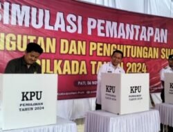 KPU Pati Selenggarakan Acara Simulasi Pemantapan Dan Penghitungan Suara Pilkada 2024.