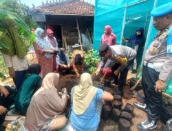 Kapolsek Gajah Polres Demak, Ajak KWT Dukung Program Ketahanan Pangan .