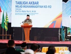 Pj Bupati Pati Hadiri Tabligh Akbar Dalam Rangka Milad Muhammadiyah Ke-112.