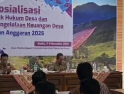 Dinas PMD Kabupaten Kudus Selenggarakan Sosialisasi Terkait Produk Hukum Desa.