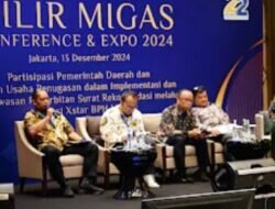 Sekda Pati Jumani , Menghadiri Sekaligus Menjadi Narasumber Dalam Acara Hilir Migas Conference & Expo 2024.