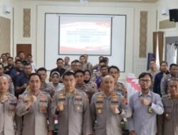 Puslitbang Polri Evaluasi Gudang Senjata Api Dan Amunisi Di Polresta Pati.