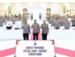 Polda Jateng Menggelar Rapat Pimpinan (Rapim) Tahun 2025.