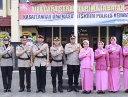 Srikandi Pati Di Lantik Menjadi Kasat Lantas Polres Rembang.