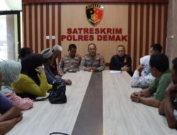Polres Demak Gagalkan Perang Sarung, Delapan Orang Pelaku Berhasil Di Amankan.