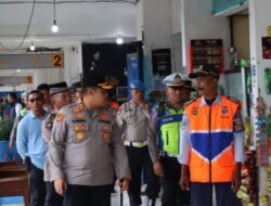 Kapolres Kudus Bersama PJU Polres Kudus Dan Dishub  Turun Langsung Cek Kesiapan Terminal Bus Induk,Jelang Mudik 2025.