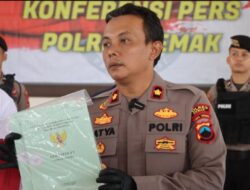 Polres Demak Tangkap Pelaku Pemalsuan Sertifikat Tanah.