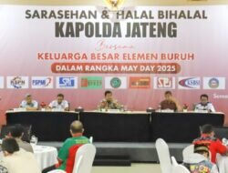 Kapolda Jateng Gelar Sarasehan Bersama Perwakilan Sarekat Pekerja Se-Jawa Tengah.