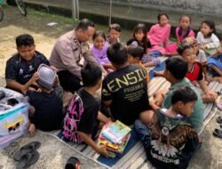 Tingkatkan Minat Membaca,Babinkamtibmas Desa Geneng Bersama Karang Taruna Gelar Perpustakaan Keliling.