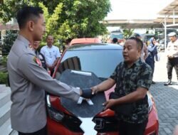 Satreskrim Polres Demak Tangkap Pelaku Pencurian Mobil Dengan Modus Duplikat kunci.