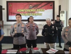 Polres Demak Berhasil Amankan Pelaku Pencurian Handphone.