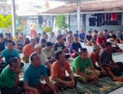 Lapas Kelas llB Pati Bersama Warga Binaan Gelar istighosah Bersama.