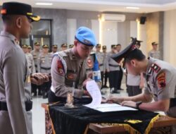 Kapolres Demak Pimpin Sertijab Wakapolres, PJU,Dan Kapolsek Gajah.