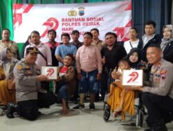 Peringati Hari Bhayangkara Ke-79,Polres Demak Gelar Bantuan Sosial Dan Pelayanan Kesehatan Geratis.