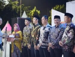 Bupati Kudus Sam’ani lntakoris Buka Koperasi Expo UMKM Dalam Rangka Memeriahkan Peringatan Hari Koperasi Nasional Ke-78.