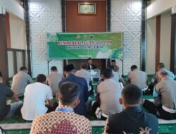 Perkuat Iman Dan Taqwa, Polres Demak Dan Jajarannya Gelar Binrohtal.