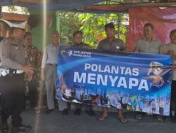Polres Demak Gelar Program Polantas Berbagi Dan Sosialiasi Tertib Berlalulintas.