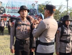 108 Bintara Remaja Polres Demak Ikuti Pembinaan Tradisi Dan  Pembaretan.