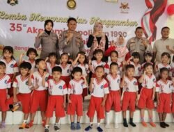 Sambut HUT RI Ke -80 Polsek Sayung Polres Demak Dan Akpol Angkatan 90 Gelar Acara  Lomba Untuk Anak.