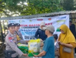 Polres Demak Gelar Gerakan Pangan Murah Serentak Di 14 Kecamatan.