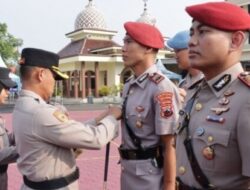 Polres Grobogan Gelar Sertijab Sejumlah Pejabat Utama Dan Kapolsek Jajaran..