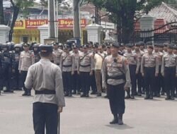 Seribu Dua Ratus Personel Di Siapkan Untuk Kawal Aksi  Demo Warga Pati Hari ini.